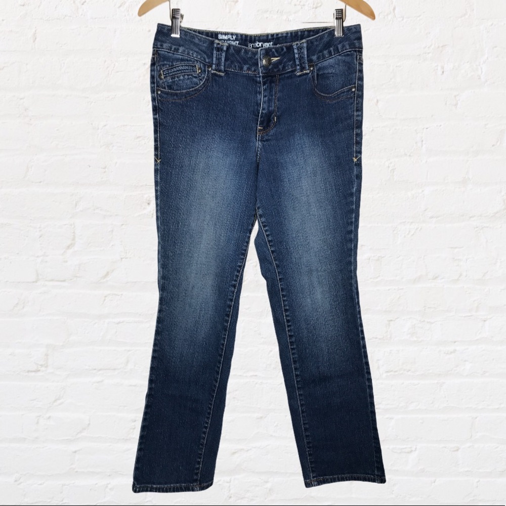 Lane Bryant simply straight denim jeans size 14 P